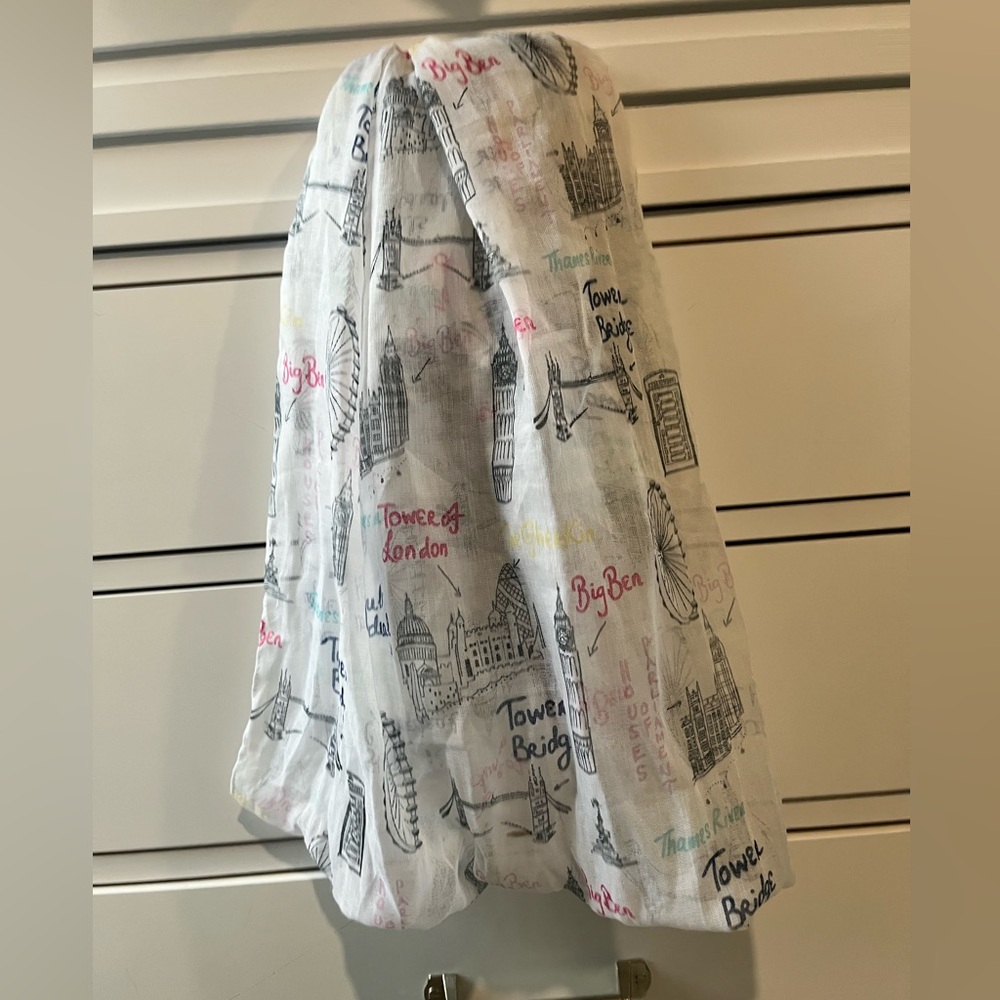 LULU by Lulu Guinness London Print Wrap Scarf